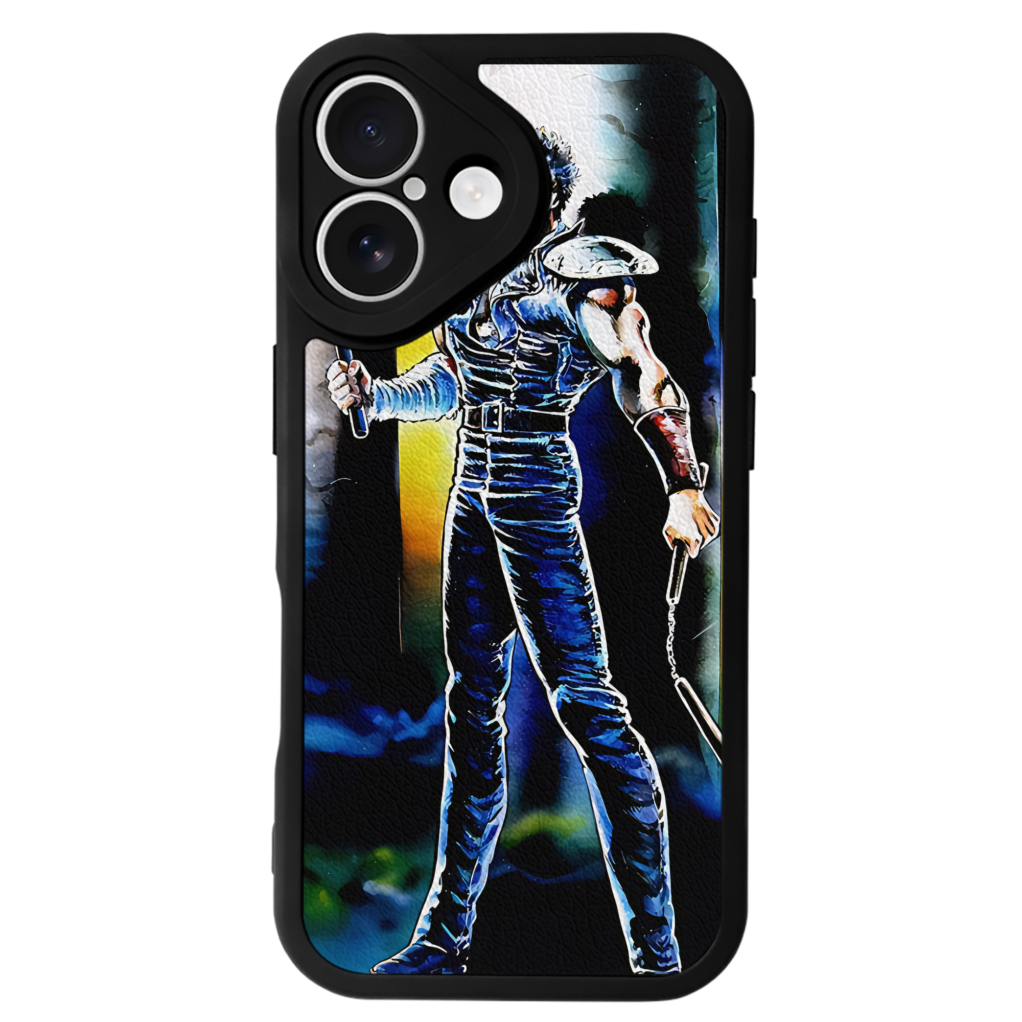 （画像用） 北斗の拳 Fist of the North Star 【iPhone 16シリーズ対応】シリコンスマホケース（レザー調） 材質：シリコン